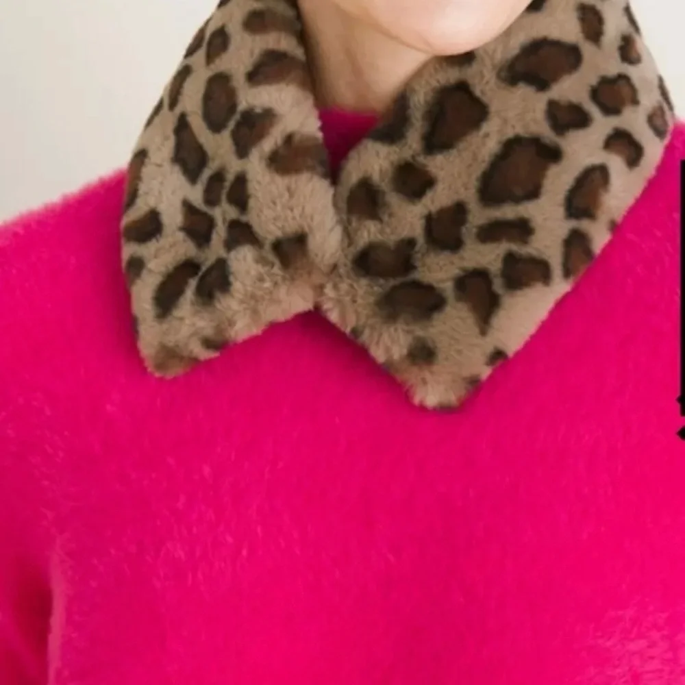 Chico’’s Faux Fur Collar NWOT